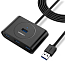 USB 3.0 HUB (разветвитель) на 4 порта Ugreen CR113 с питанием MicroUSB черный