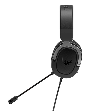 Наушники Asus TUF Gaming H3 Gun Metal полноразмерные с микрофоном игровые черные