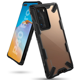 Чехол для Huawei P40 Pro гибридный Ringke Fusion X черный
