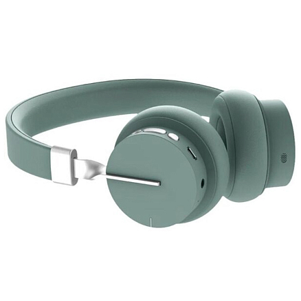 Наушники беспроводные TFN Nova накладные с микрофоном зеленые