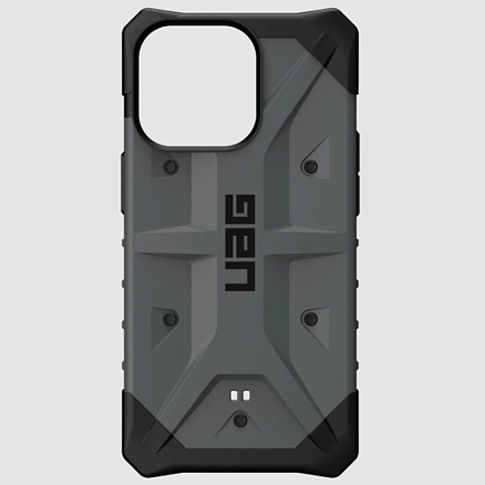 Чехол для iPhone 13 Pro гибридный для экстремальной защиты Urban Armor Gear UAG Pathfinder серый