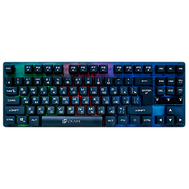 Клавиатура беспроводная Oklick 707G Circus с подсветкой игровая черная