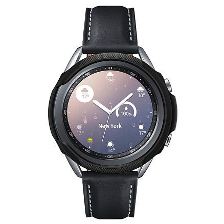 Чехол для Samsung Galaxy Watch 3 41 мм гелевый Spigen SGP Liquid Air черный