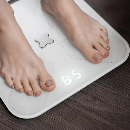 Умные весы Picooc S3 V2 (Wi-Fi, Bluetooth) размер 33x33 белые