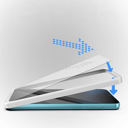 Защитное стекло для Samsung Galaxy S23 на весь экран противоударное WhiteStone Dome Glass EZ прозрачное 3 шт.