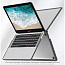 Чехол для Apple MacBook Pro 13 Touch Bar A1706, A1989, A2159, A2251, A2289, A2338, Pro 13 A1708 гибридный WiWU iShield TPU Frame прозрачно-серый