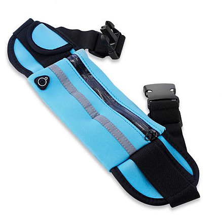 Сумка на пояс спортивная Hurtel Ultimate голубая