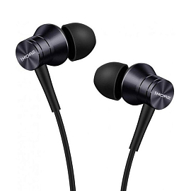 Наушники 1More E1009 Piston Fit вакуумные с микрофоном серые