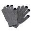 Перчатки трикотажные для емкостных дисплеев Greengo (Польша) N-06 серые