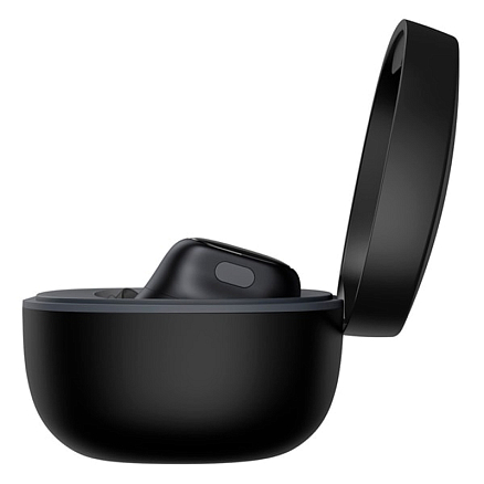 Наушники TWS беспроводные Bluetooth Baseus Encok WM01 V5.3 вакуумные с микрофоном черные