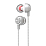Наушники Ritmix RH-150MC вакуумные с микрофоном и пультом серебристые