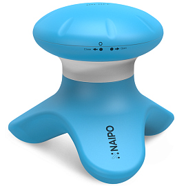 Массажер для тела вибрационный Naipo MGPC-101MM голубой