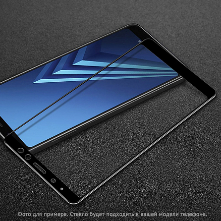 Защитное стекло для Samsung Galaxy A02s на весь экран противоударное Lito-2 2.5D черное