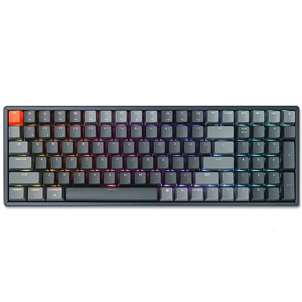 Клавиатура Keychron K4 V2 C1 RU с RGB подсветкой (Gateron G Pro Red) механическая серая