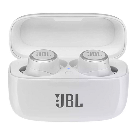 Наушники беспроводные Bluetooth JBL Live 300 TWS вакуумные с микрофоном белые