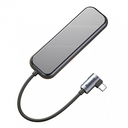 Хаб (разветвитель) Type-C - 4 х USB 3.0, Type-C PD Baseus Multi-functional серый