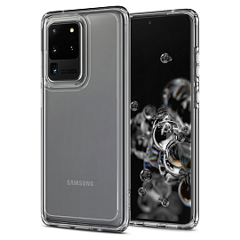 Чехол для Samsung Galaxy S20 Ultra гибридный Spigen SGP Ultra Hybrid прозрачный