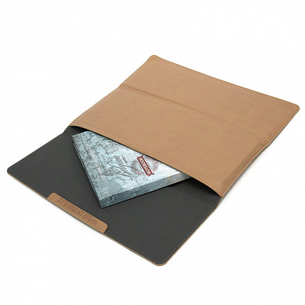 Чехол для планшета или ноутбука до 13 дюймов Remax Leather коричневый