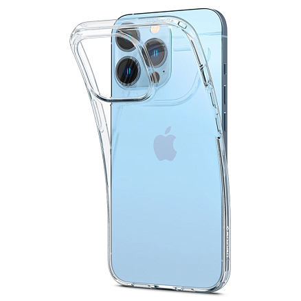 Чехол для iPhone 13 Pro гелевый ультратонкий Spigen SGP Liquid Crystal прозрачный