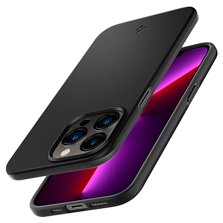 Чехол для iPhone 13 Pro пластиковый тонкий Spigen Thin Fit черный