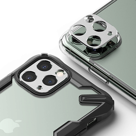 Защитная крышка на камеру iPhone 11 Pro Ringke Camera Styling серебристая