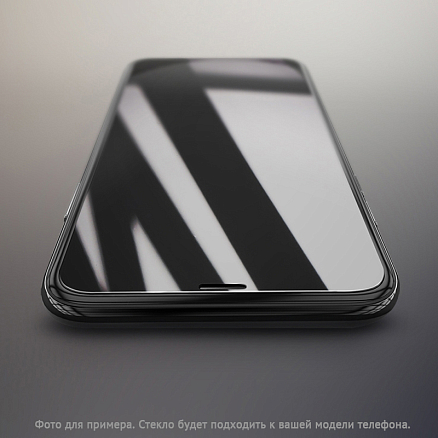 Защитное стекло для Samsung Galaxy A54 5G на весь экран противоударное Mocoll Storm 2.5D черное