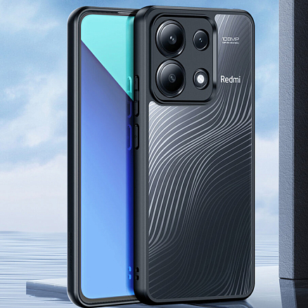 Чехол для Xiaomi Redmi Note 13 4G гибридный Dux Ducis Aimo прозрачно-черный