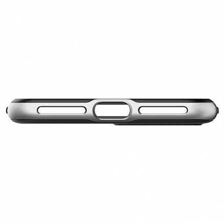Чехол для iPhone 7 Plus, 8 Plus гибридный Spigen SGP Neo Hybrid черно-серебристый