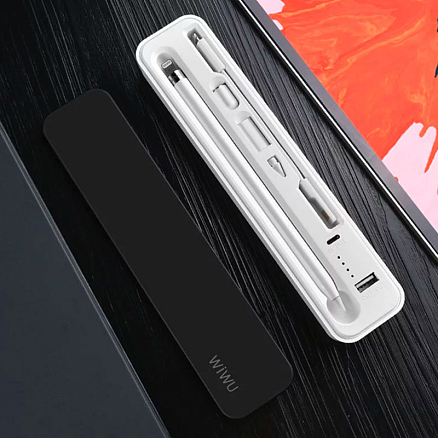Портативный зарядный кейс для Apple Pencil 2000мАч WiWU Capsule белый