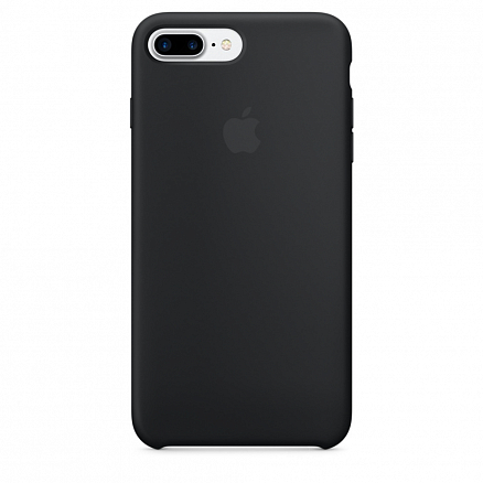 Чехол для iPhone 7 Plus, 8 Plus силиконовый оригинальный Apple MMQR2ZM черный