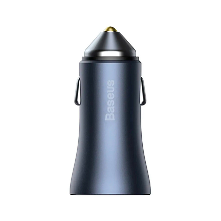 Зарядное устройство автомобильное с двумя USB входами 3A 40W Baseus Golden Contactor Pro Dual
