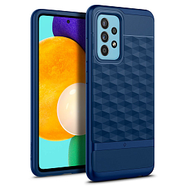 Чехол для Samsung Galaxy A52, A52s гибридный Spigen Caseology Parallax синий