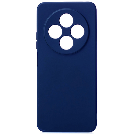 Чехол для Xiaomi Redmi 14C силиконовый Color Soft Touch темно-синий