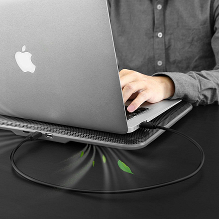 Кабель USB 2.0 - USB 2.0 (папа - папа) длина 1 м Ugreen US102 черный