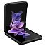 Чехол для Samsung Galaxy Z Flip 3 пластиковый ультратонкий Spigen Air Skin черный