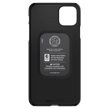 Чехол для iPhone 11 пластиковый тонкий Spigen SGP Thin Fit QNMP черный