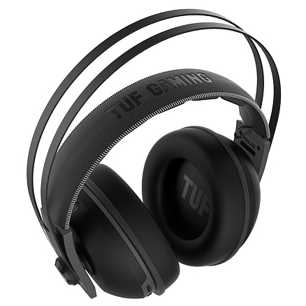 Наушники Asus TUF Gaming H7 полноразмерные с микрофоном игровые серые