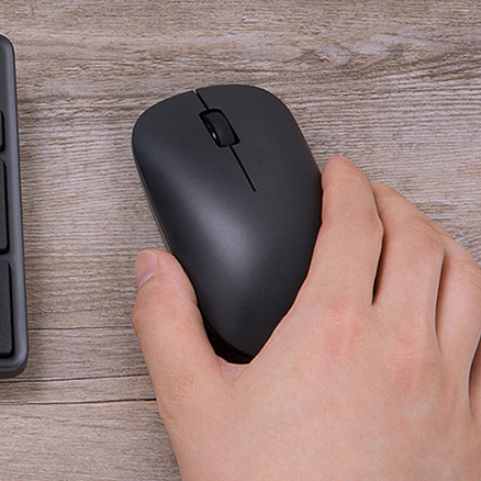 Мышь беспроводная оптическая Xiaomi Wireless Lite 3 кнопки 1000 dpi черная