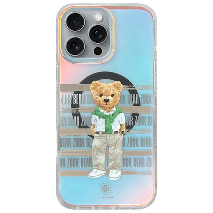 Чехол для iPhone 16 Pro гибридный Zuck Bear California Cool Leisure Wear
