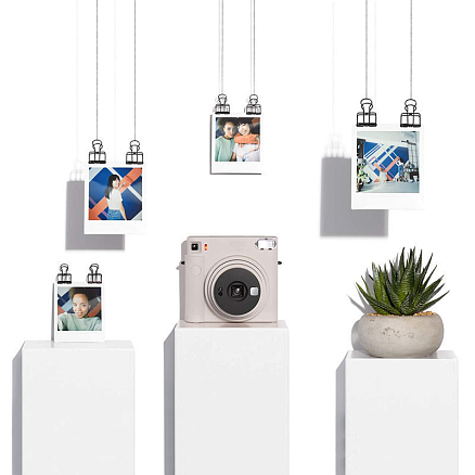 Фотоаппарат мгновенной печати Fujifilm Instax SQ1 белый мел