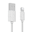 Кабель USB - Lightning для зарядки iPhone 1 м 2.1А Baseus Yaven белый