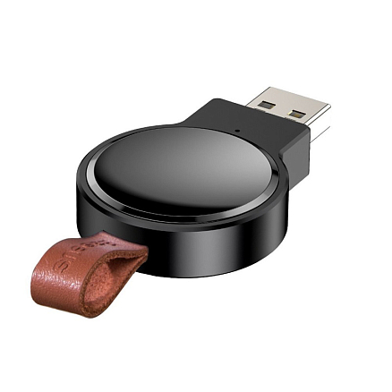 Беспроводная зарядка мини для Apple Watch Baseus Dotter черная
