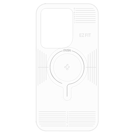 Наклейка на телефон для магнитного держателя MagSafe Spigen OneTap серебристая