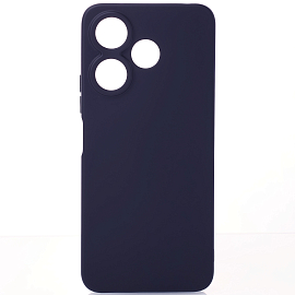 Чехол для Xiaomi Redmi 13 силиконовый Color Soft Touch темно-синий