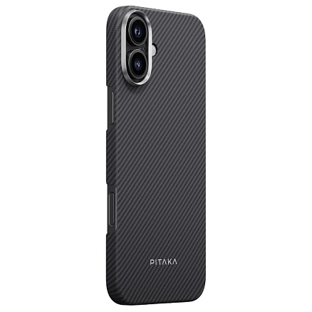Чехол для телефона Pitaka Ultra-Slim для iPhone 16 (черный)