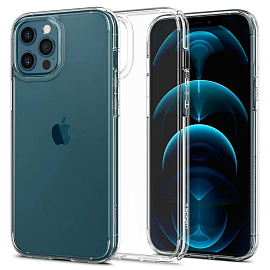 Чехол для iPhone 12, 12 Pro гибридный Spigen Ultra Hybrid прозрачный