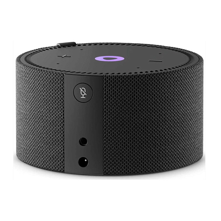 Умная колонка Яндекс Станция Мини 2 с часами (черный)