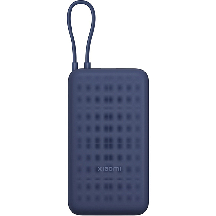 Внешний аккумулятор Xiaomi Power Bank PB2030MI с встроенным кабелем Type-C 20000мАч (USB, Type-C, 33 Вт) синий