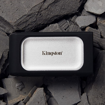 Внешний SSD накопитель Kingston XS2000 500Gb Type-C USB 3.2 Gen2x2 серебристый