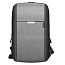 Рюкзак WiWU OnePack с отделением для ноутбука до 15,6 дюйма и USB портом серый